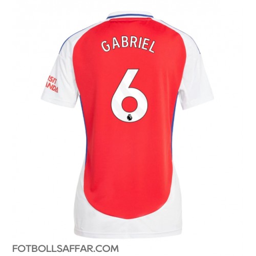 Arsenal Gabriel Magalhaes #6 Hemmatröja Dam 2024-25 Kortärmad